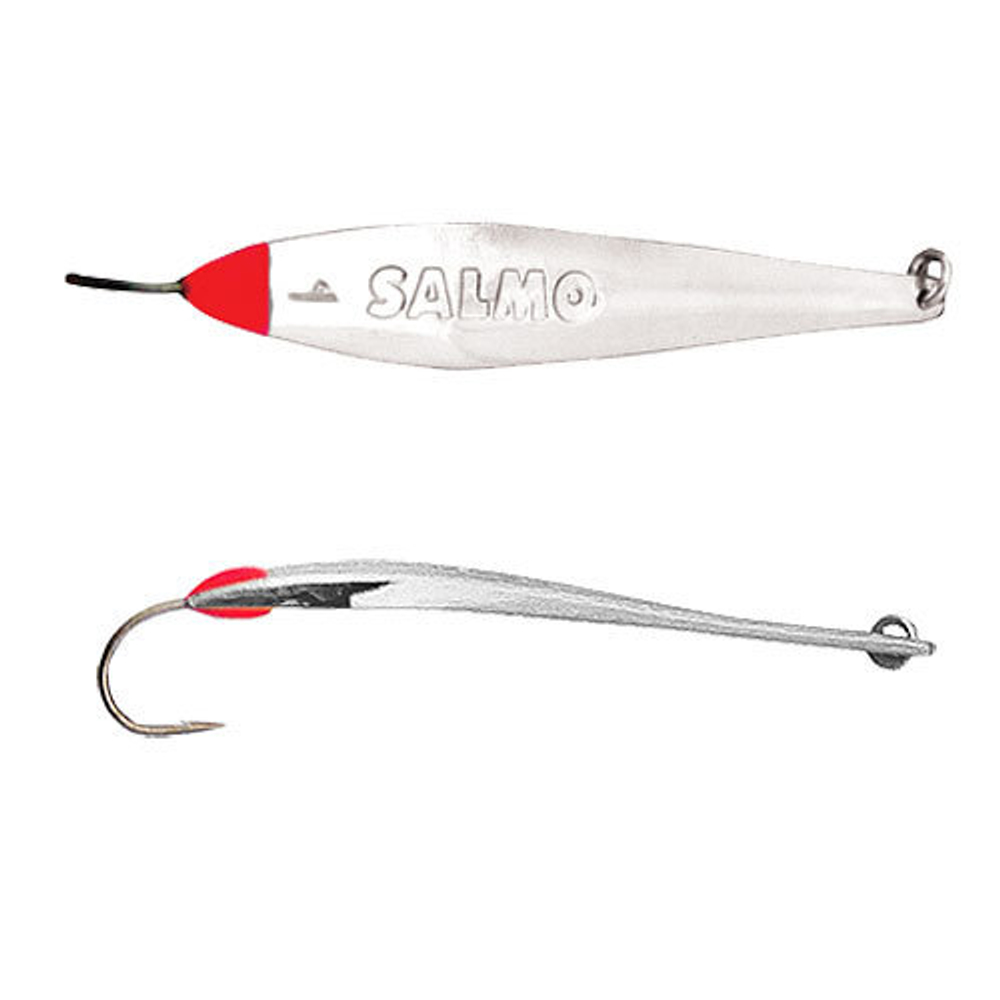 Блесна вертикальная зимняя Lucky John S-2 с впаянным одинарным крючком, блистер (42мм, 3гр)