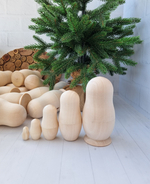 Заготовка матрешки 11см 5мест формовая