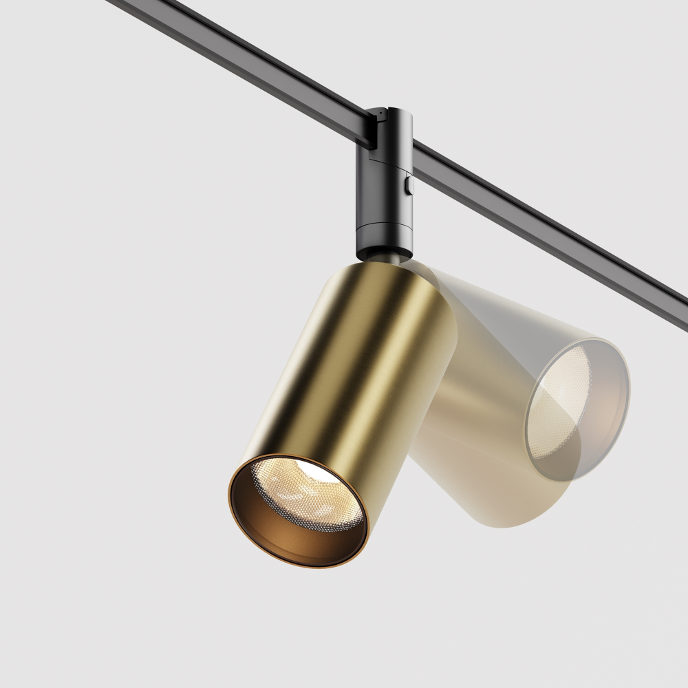 Магнитный трековый светильник Maytoni Focus Led TR201-1-15W3K-M-BBS