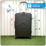 Большой чемодан L'Case Doha, темно-серый