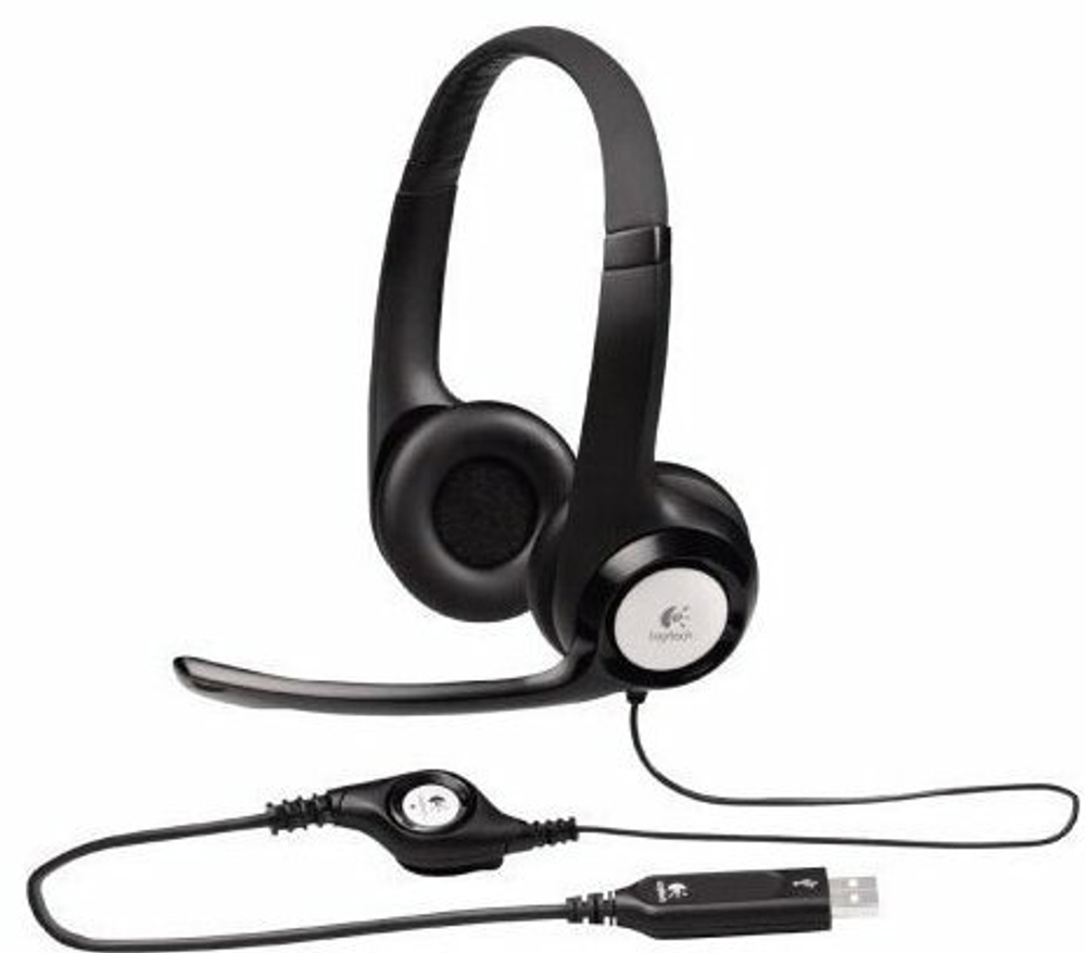 Наушники Logitech H390 981-000406 черный