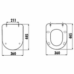 КРЫШКА СИДЕНЬЕ ДЛЯ УНИТАЗА CREAVIT DUCK АНТРАЦИТ МАТОВЫЙ С МИКРОЛИФТОМ KC0903.01.0400E 03886
