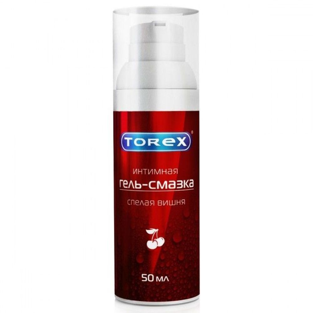 Гель-смазка на водной основе Torex &quot;Спелая вишня&quot; - 50 мл.