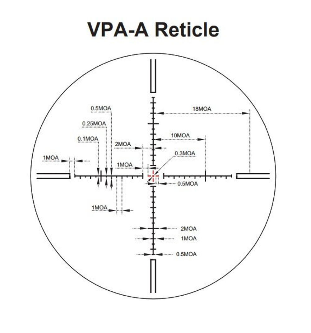 Оптический прицел VectorOptics Aston 5-30x56 SFP для дальних дистанций