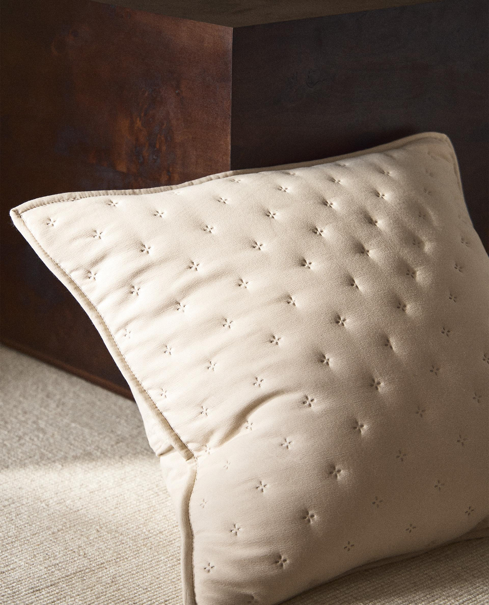 Zara Home наволочка декоративная из полиэстера, голубой, 50x50 см