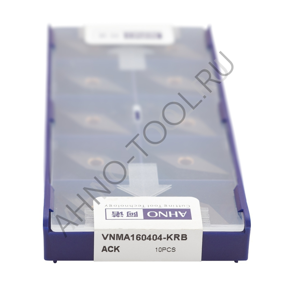 Пластина твердосплавная ISO VNMA160404-KRB ACK10E AHNO по чугуну, чистовая