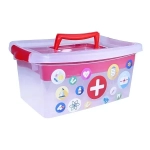 Контейнер АПТЕЧКА 9л Красный 0,167,368х0,243м