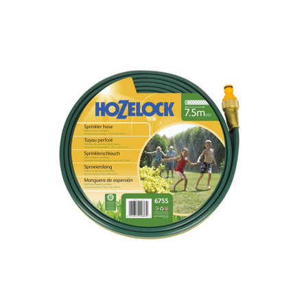 Шланг для полива HoZelock 6755 разбрызгивающий 7,5м с коннекторами
