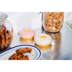 Подсвечник fast food, donut, D7 см, розовый