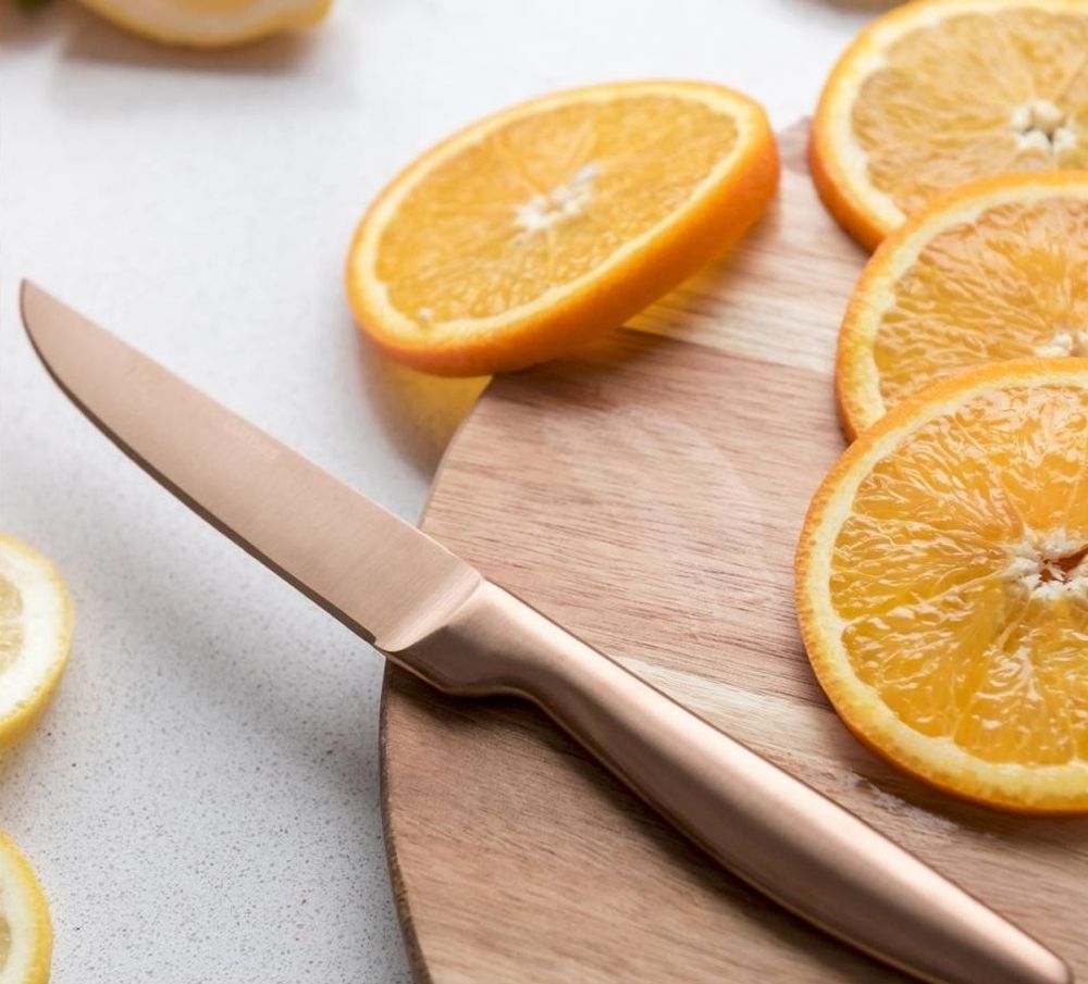 Нож для стейка, сатин/медь, К6