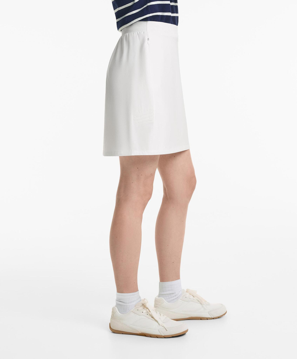 Oysho Юбка выше колена, белый