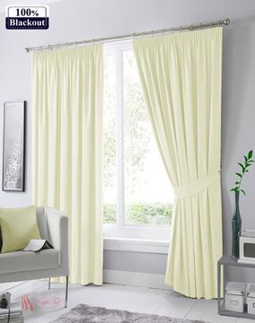 Палермо Blackout 100% (молочный) Шторы Канвас Блэкаут