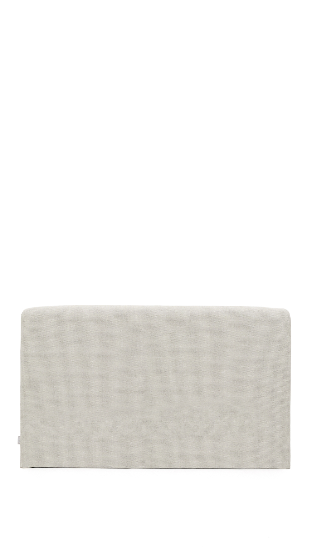 Изголовье Valma из жемчужного шенилла со съемным чехлом для кровати 180 x 200 см