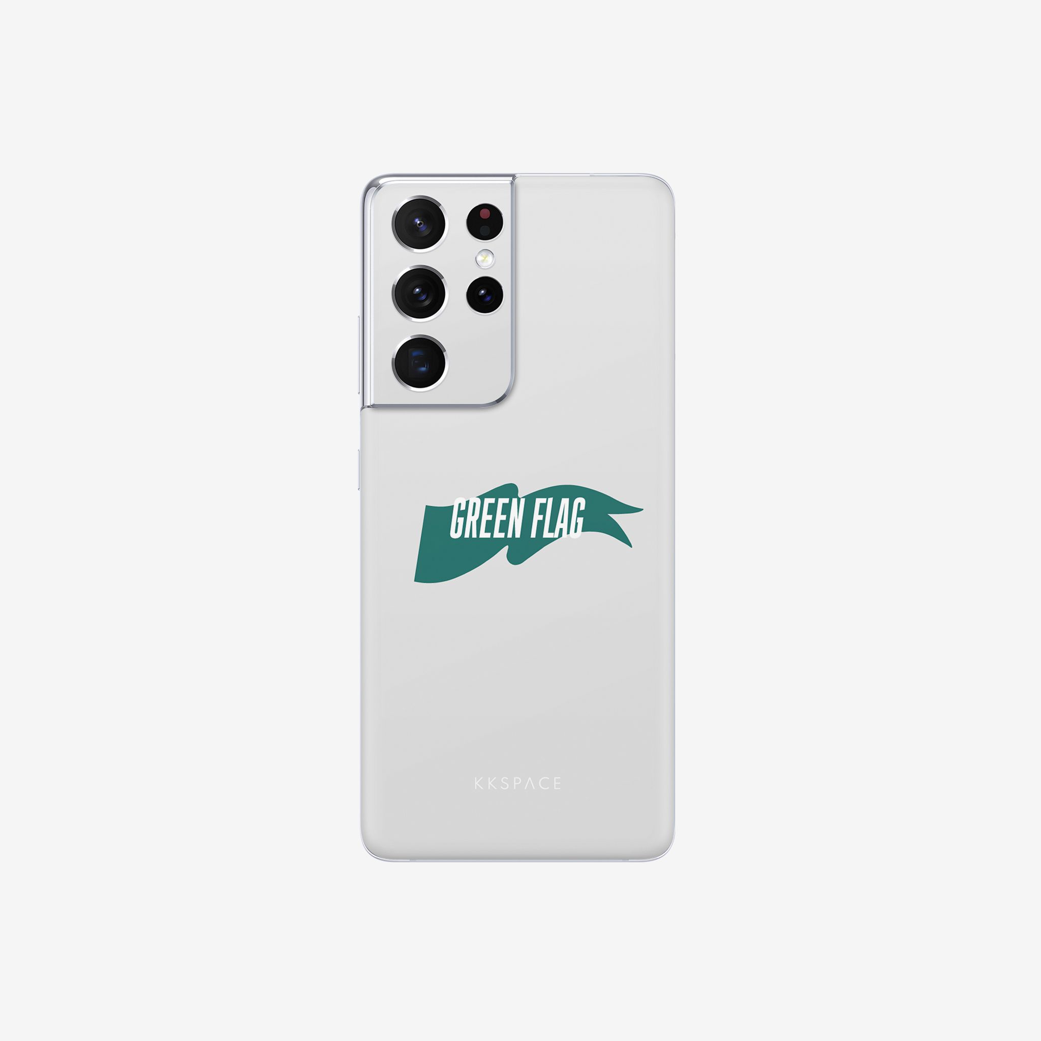 Виниловая наклейка GREEN FLAG для Samsung Galaxy
