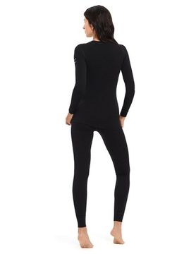 Термобелье женское комплект Norveg Soft (футболка с длинным рукавом + леггинсы) 14SWSRU-002, черный