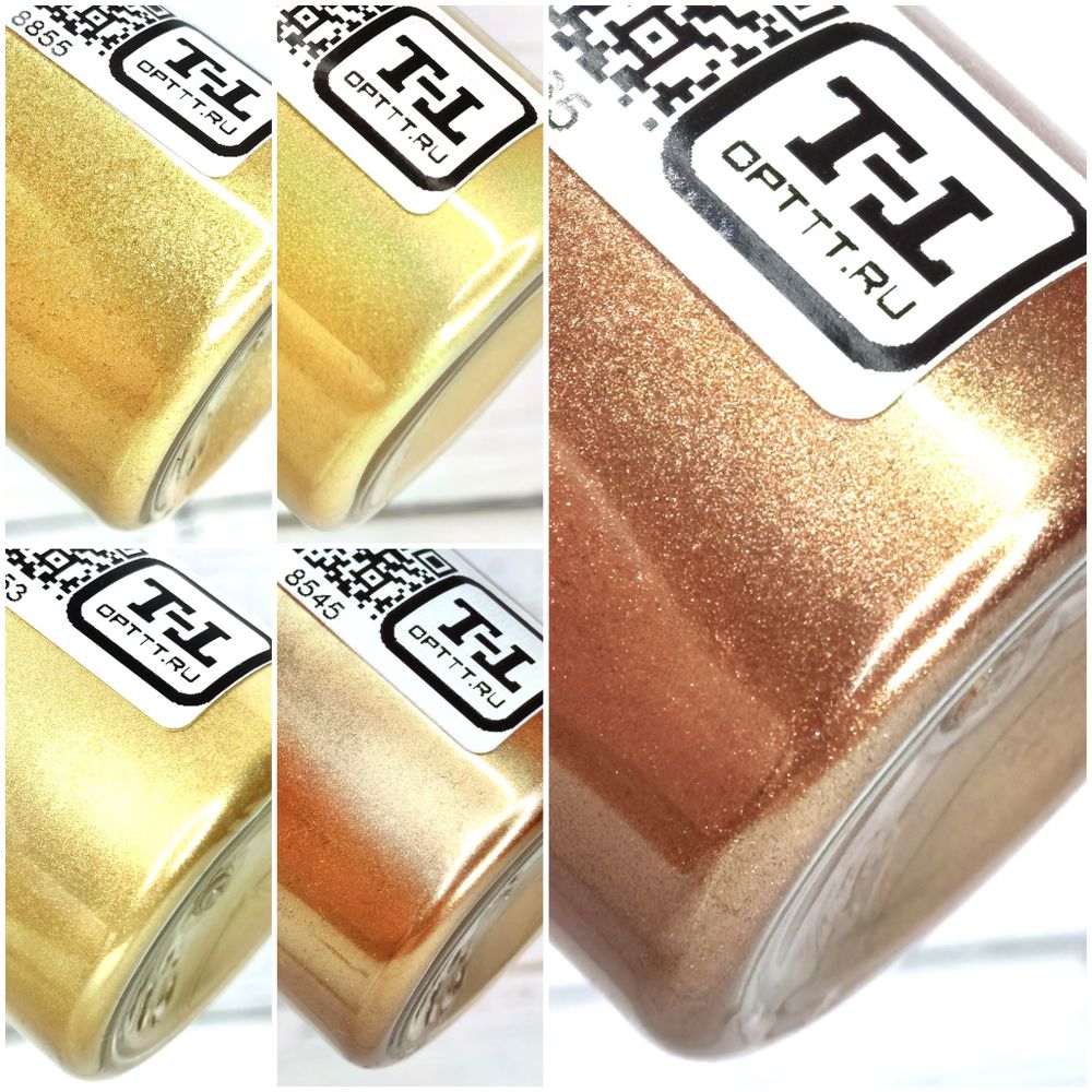 Хайлайтер - шиммер сухой "Золото - Бронза" - набор 5 штук