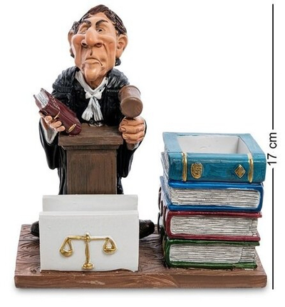 RV-598 Подставка для ручек и визиток "Юрист" (W. Stratford)