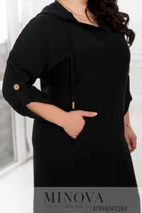 Платье 2384-черный Minova