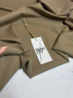 Костюмно-плательный шерстяной габардин (Marzotto, 100%шерсть, Бронзовый табак, 153, 280 гр/м2)