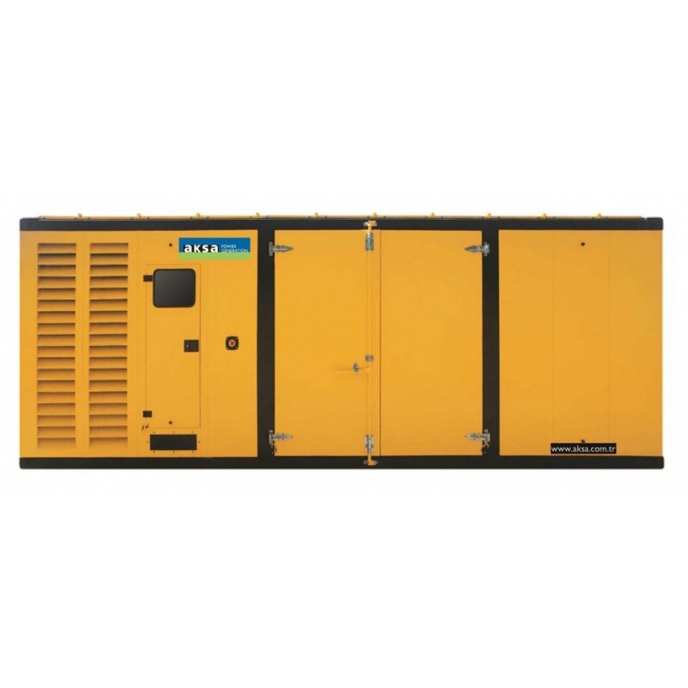 Дизельный генератор Aksa AD-580 в контейнере с АВР
