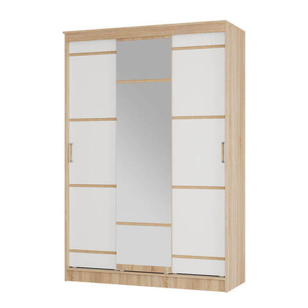 Шкаф-купе Сакура 1,5 м сонома/белый