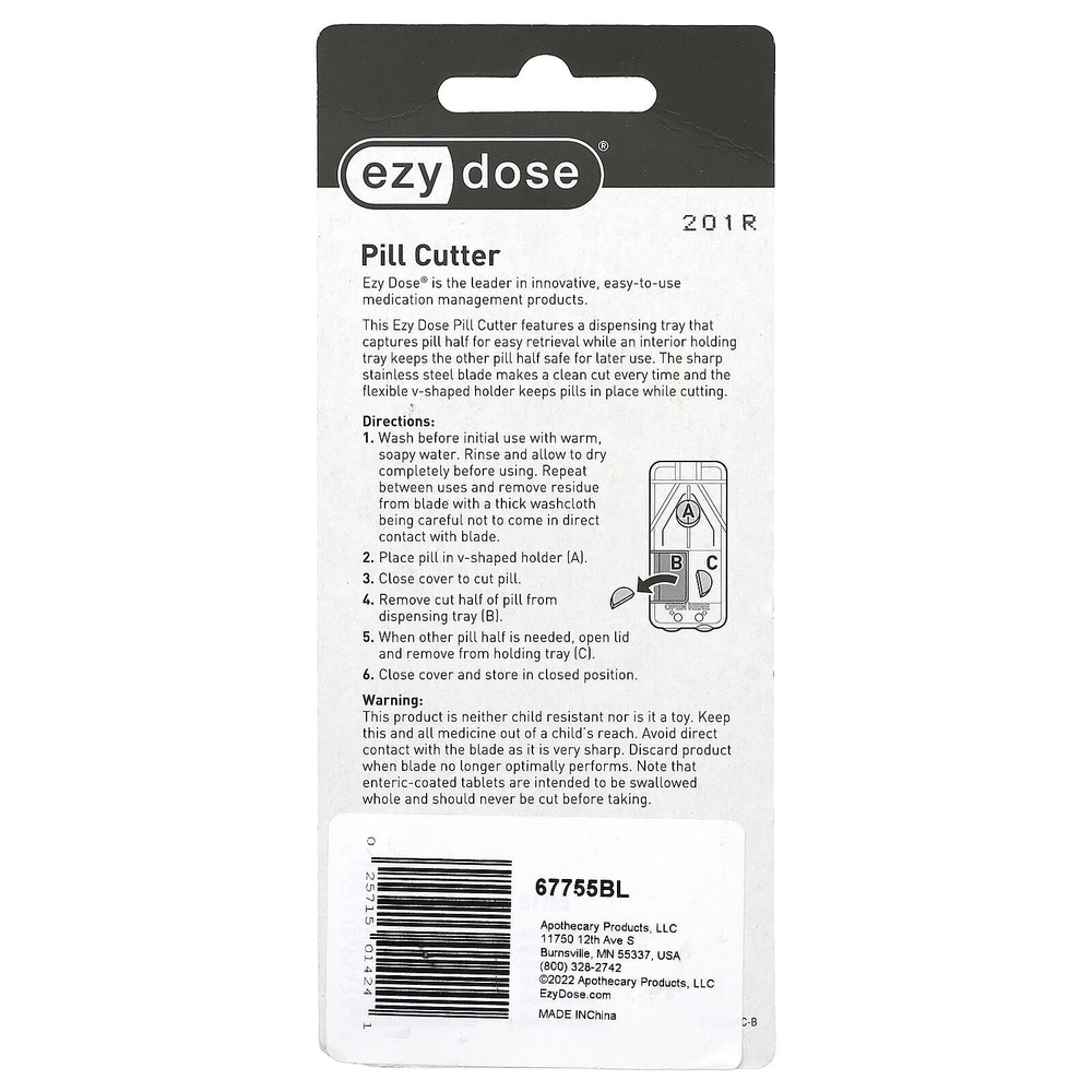 Ezy Dose, формочка для таблеток с дозатором, 1 шт.