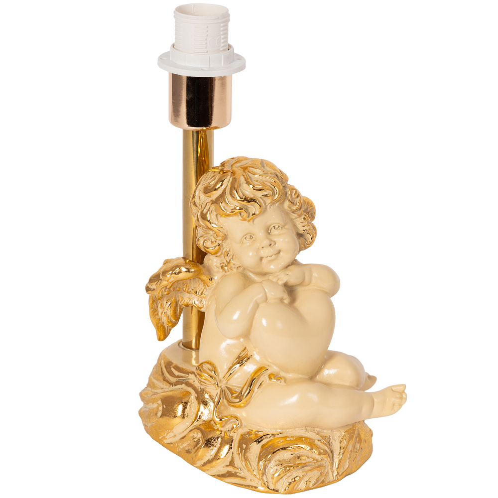 Настольная лампа Сердце Купидона Айвори Мадлен Роза