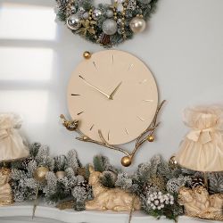 Часы настенные Терра Бранч Амбер Айвори