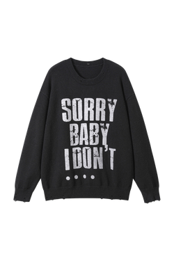 Свитер DONSMOKE "Destroy Logo" Distressed Sweater