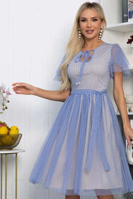 Платье У твоих ног (голубое) П13826-39М LT Collection