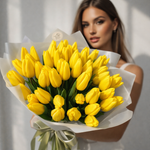 Букет из желтых тюльпанов "Yellow Tulips"