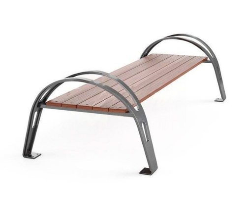 Скамейка стальная «Техно» без спинки