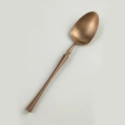 Ложка чайная 15 см матовая цвет медь PVD 1920-Copper P.L. [12]