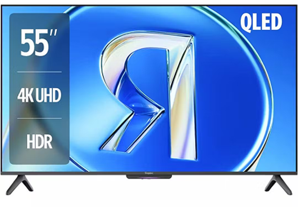 Телевизор Яндекс ТВ Станция Бейсик QLED с Алисой 55“ 4K UHD