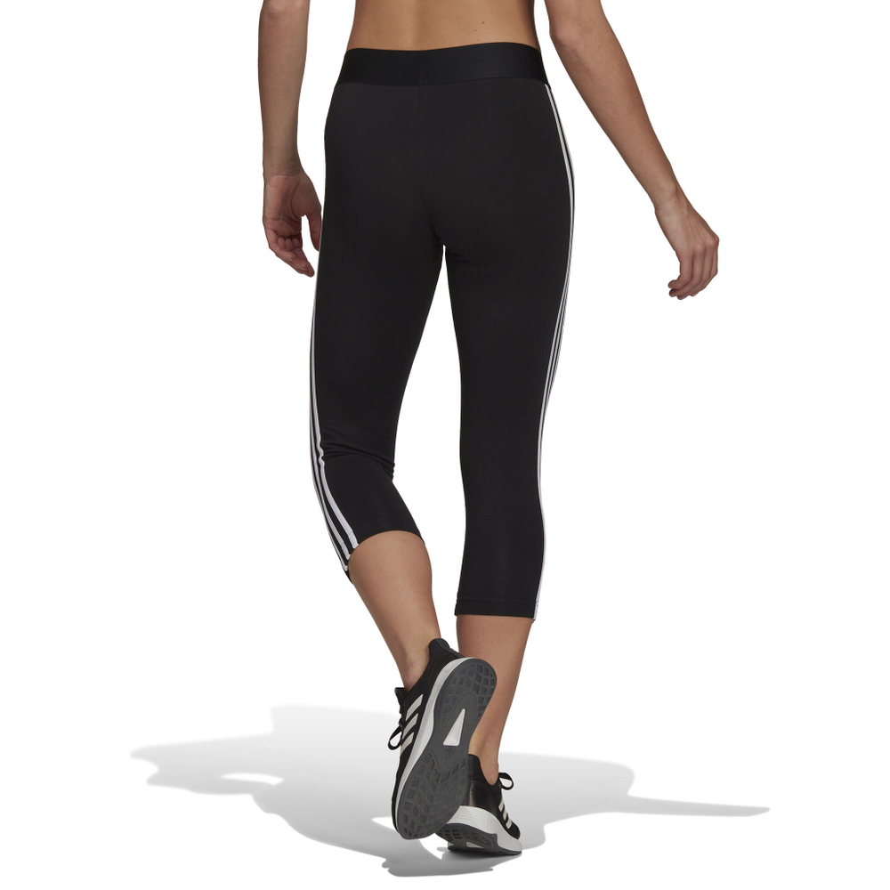 Женские теннисные брюки adidas 3 Stripes 34 Tight Women - Black, White