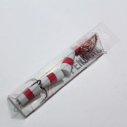 Приманка джиг. LJ PENNON 130 бел./крас./бел. в блистере