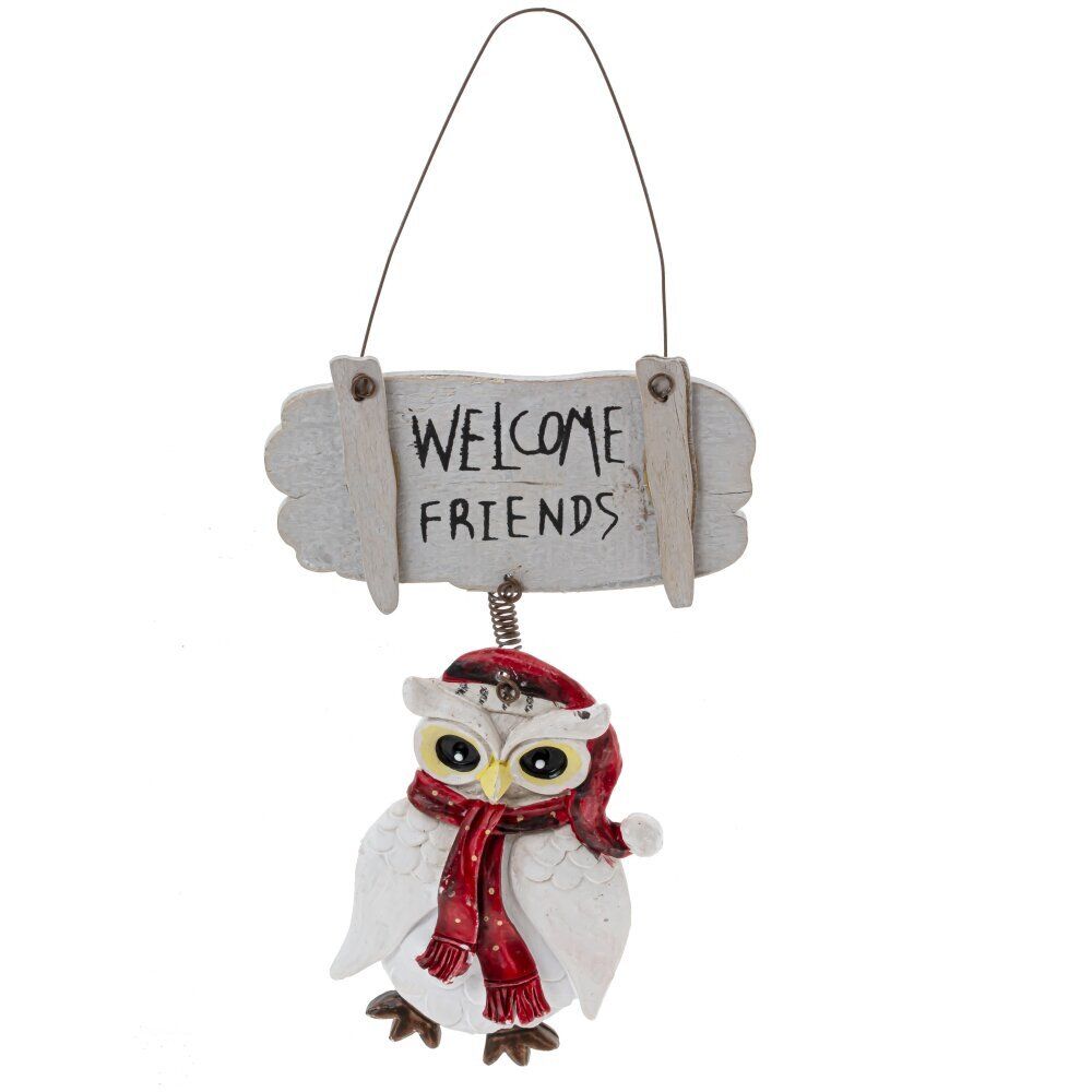 GAEM Изделие декоративное подвесное "Сова", L10 W0,5 H20 см, 4в.