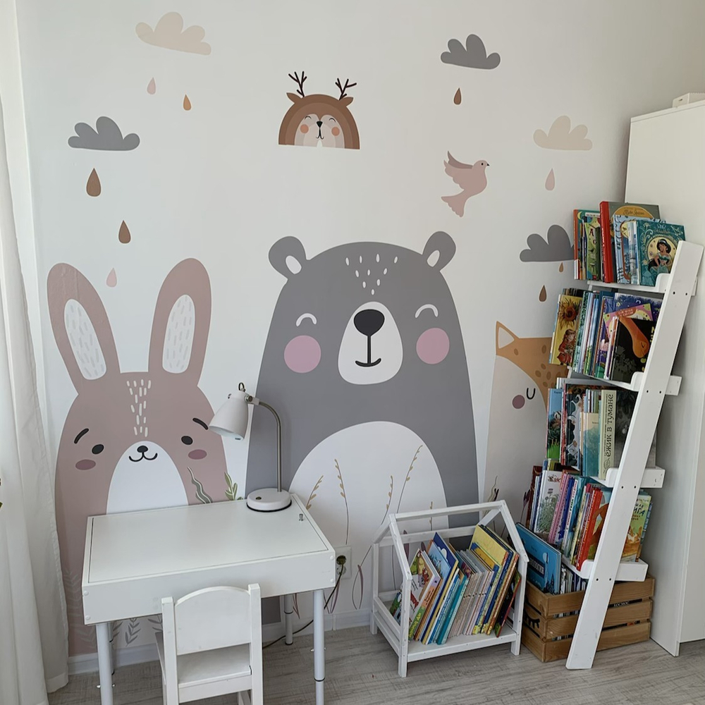 Наклейки ЛЕСНЫЕ ДРУЗЬЯ