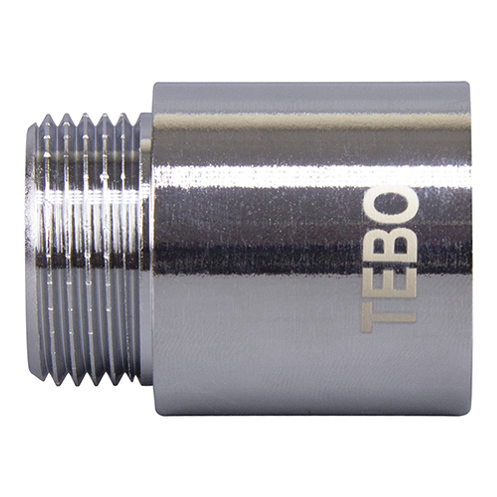 Удлинитель TEBO хромированный 1/2"x10 мм ВР/НР
