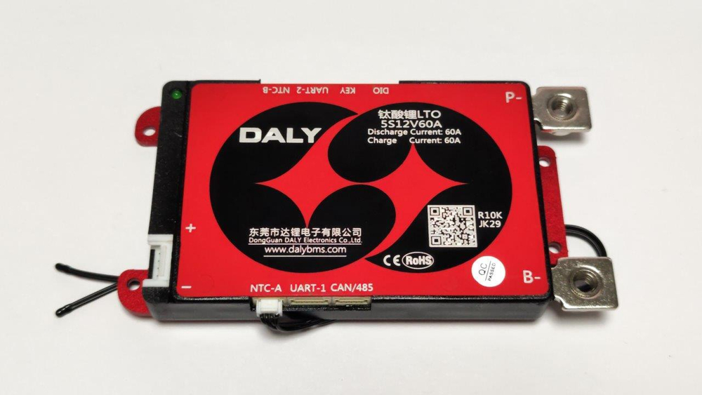 Плата контроля BMS Smart LTO 5S12V60A