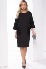 Платье "Кайла" (блэк) П8075 LT Collection