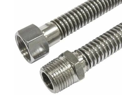 Шланг газовый 1/2 нерж 0,8, гш (сильф.)