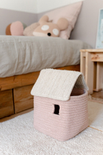 Корзина Lorena Canals Basket House Vintage Nude (22x22x34 см)