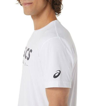 Теннисная футболка Asics Court Tennis Graphic tee - brilliant white