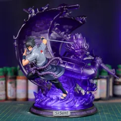 Sasuke and Susanoo - Naruto