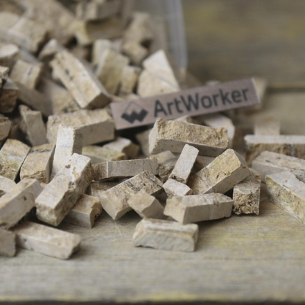 Колотый натуральный камень NS123, 350 гр