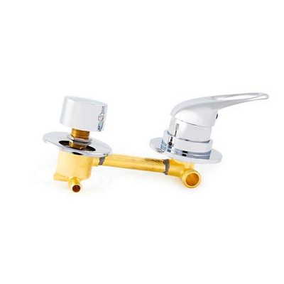 Смеситель для душевой кабины с переключателем на 2 режима 120мм под хомут