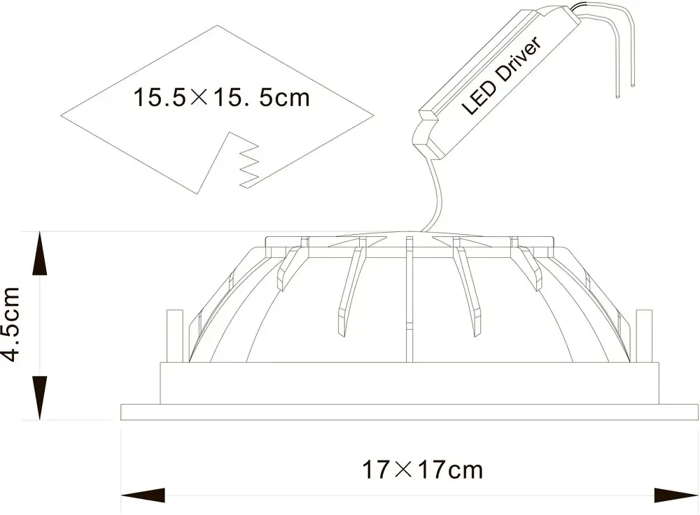 Встраиваемый светильник Arte Lamp