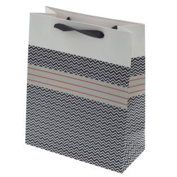 GAEM Пакет подарочный M (бумага 230г/м2, блок микс 12шт), L29 W12 H32 см, 4в.