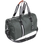 Сумка спортивная «Sports style», на молнии, с белой полосой, цвет серый, 40*22*26 см